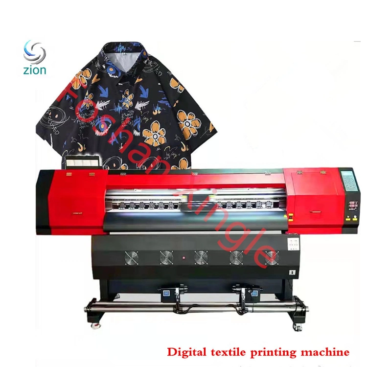 High Speed Canvas Leather Fabric Transfer Printer Inkjet Large Sublimation Flex T Shirt Digital Printing Machine Wide Format Printer