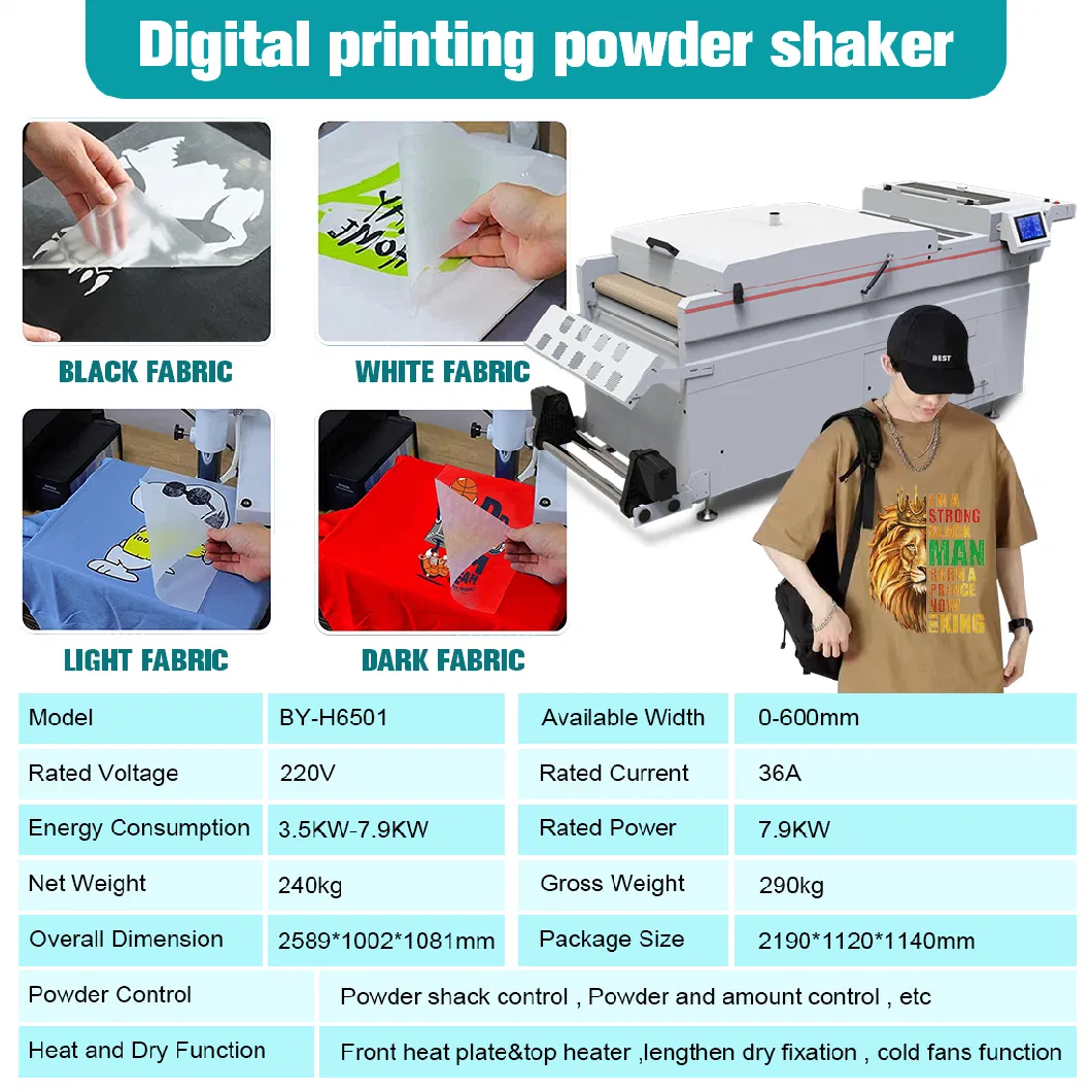 Dtf Large Format Powder Shaker and Dryer Machine for Garment Printing