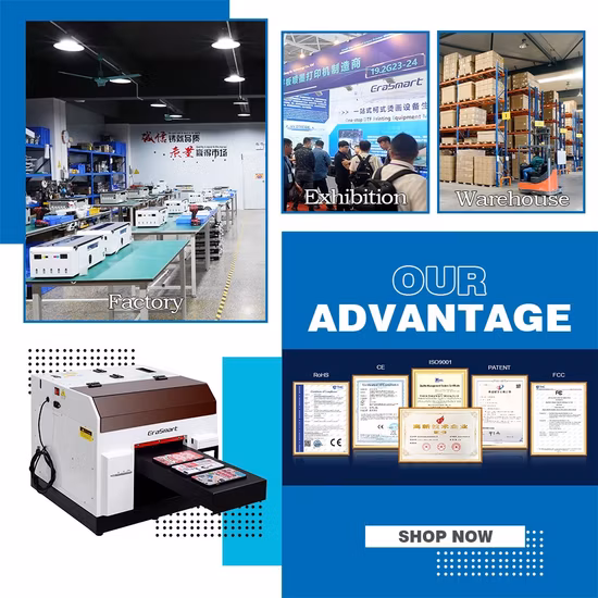 Chaussures en cuir sac à main Machine d'impression numérique PU PVC imprimante (coloré 1255)