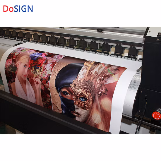 Imprimante flexible de machine d'impression numérique grand format haute résolution à vitesse rapide de 1,8 m