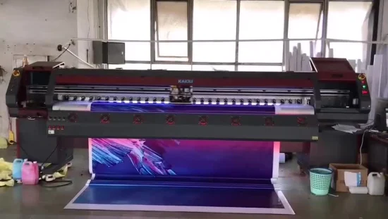 Kaiou 3.2 m 512I vitesse rapide 2400 dpi grand Format solvant Flex bannière vinyle toile imprimante traceur