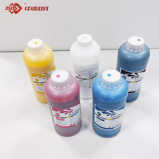 Encre d'impression pigmentaire blanche Cmyk Dtf Pet, 1000ml, pour jet d'encre numérique Dtf T