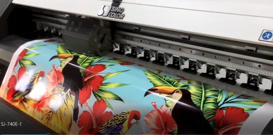 Marques d'imprimante grand format de qualité photo 2400 dpi à grande vitesse en Chine pour l'impression d'affiches de bannières flexibles en vinyle